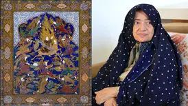 بانوی پیشکسوت نگارگری تقدیر شد
