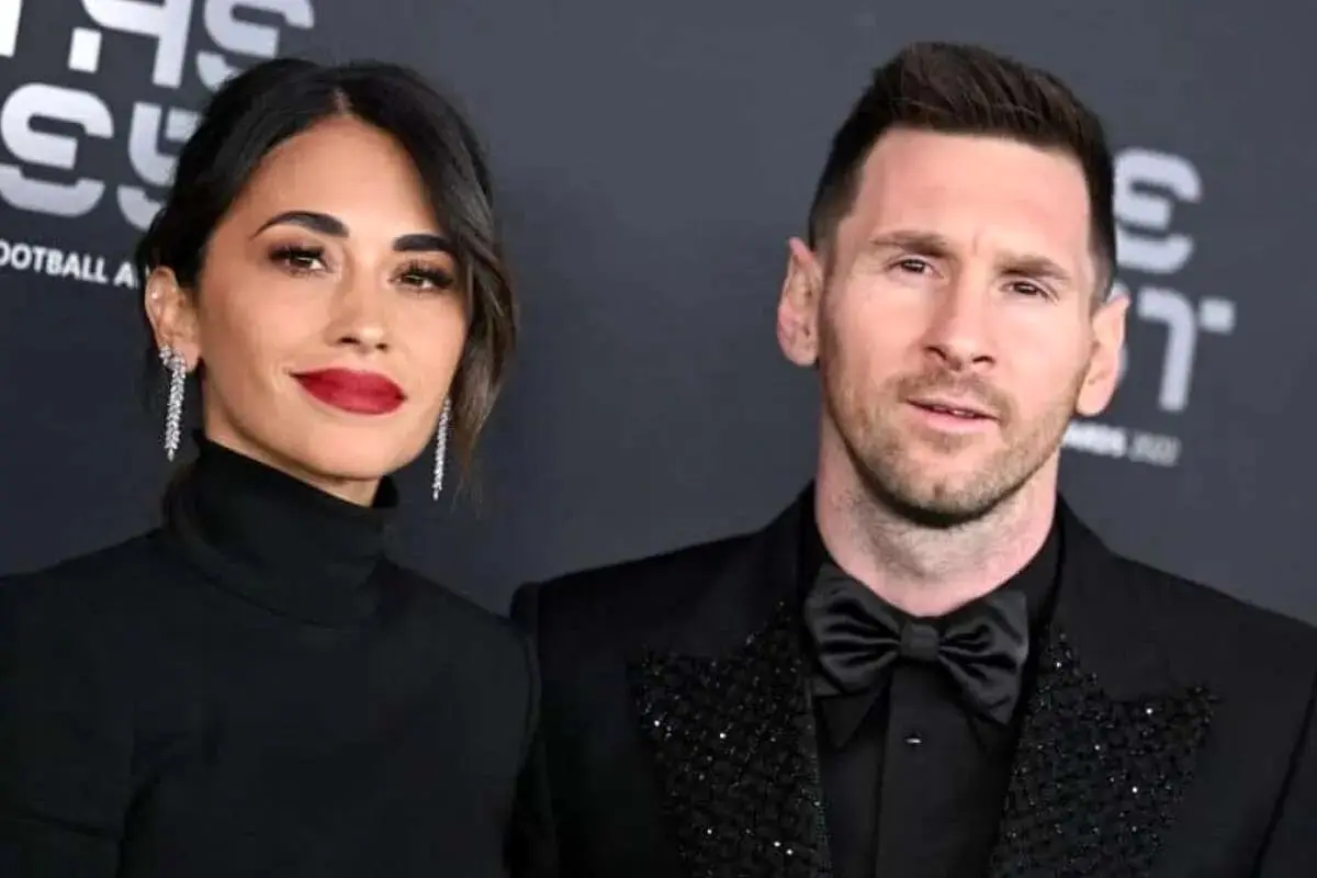 استقبال از لیونل مسی و همسرش در کنسرت کلدپلی