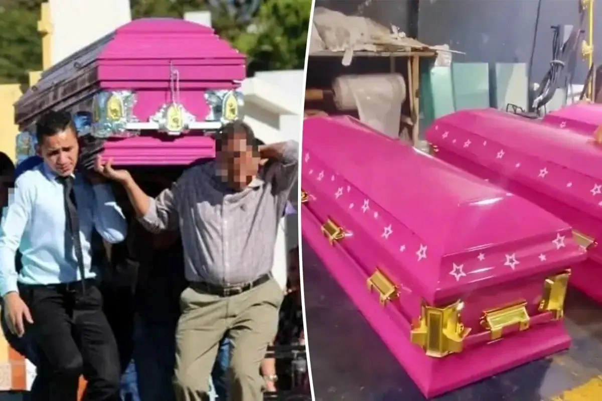 موج باربی به تابوت صورتی و مراسم کفن و دفن هم رسید

