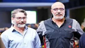 عکس| اسطوره پرسپولیس در کنار بازیگر دو آتشه استقلالی
