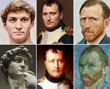 اسکندر مقدونی، ملکه نفرتیتی، ناپلئون و شکسپیر چه شکلی بودند؟/ عکس
