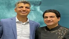 (ویدئو) لحظه ورود عادل فردوسی پور به کنسرت همایون شجریان

