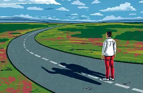 دختری که پس از مرگ پدرش دائما می‌دود
