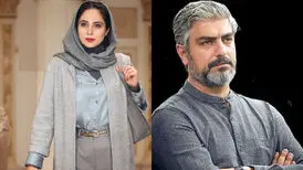 قاب عاشقانه رعنا آزادی‌ور و مهدی پاکدل در یک مراسم
