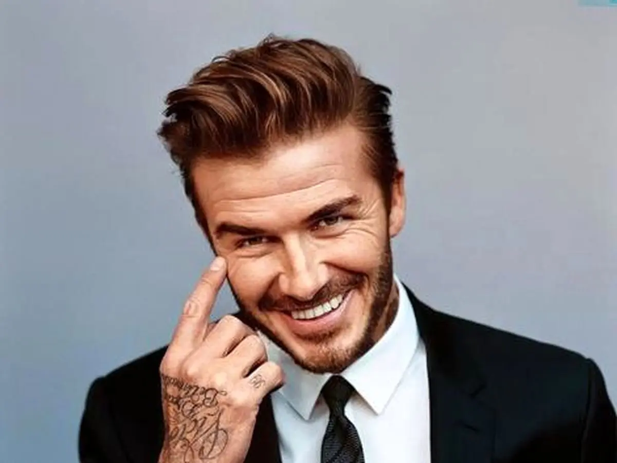 دیوید بکهام درحال آرایش، از خود فیلم گرفت/ ویدئو
