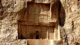 یکی از باشکوه‌ترین مقبره های پادشاهان هخامنشی در ایران چگونه مرمت می‌شود؟ (فیلم)