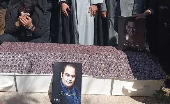 این چهره، غمگین‌ترین فرد در مراسم تشیع داودنژاد بود
