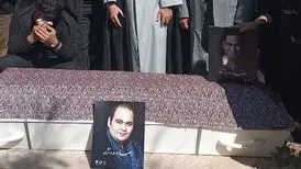 این چهره، غمگین‌ترین فرد در مراسم تشیع داودنژاد بود
