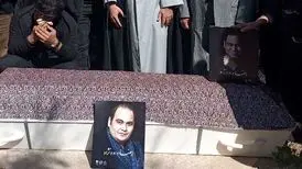 این چهره، غمگین‌ترین فرد در مراسم تشیع داودنژاد بود
