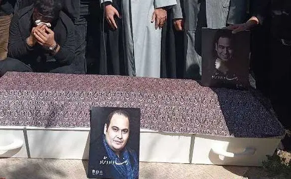این چهره، غمگین‌ترین فرد در مراسم تشیع داودنژاد بود
