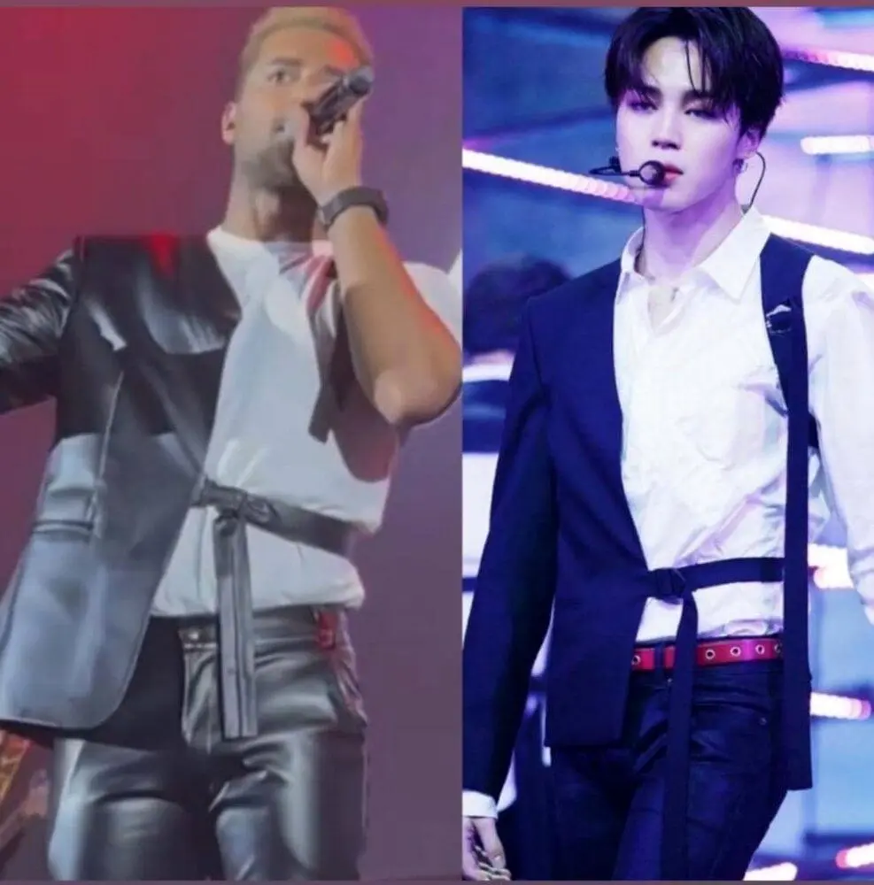 شباهت ظاهری امیر مقاره به یکی از اعضای گروه بی‌تی‌اس